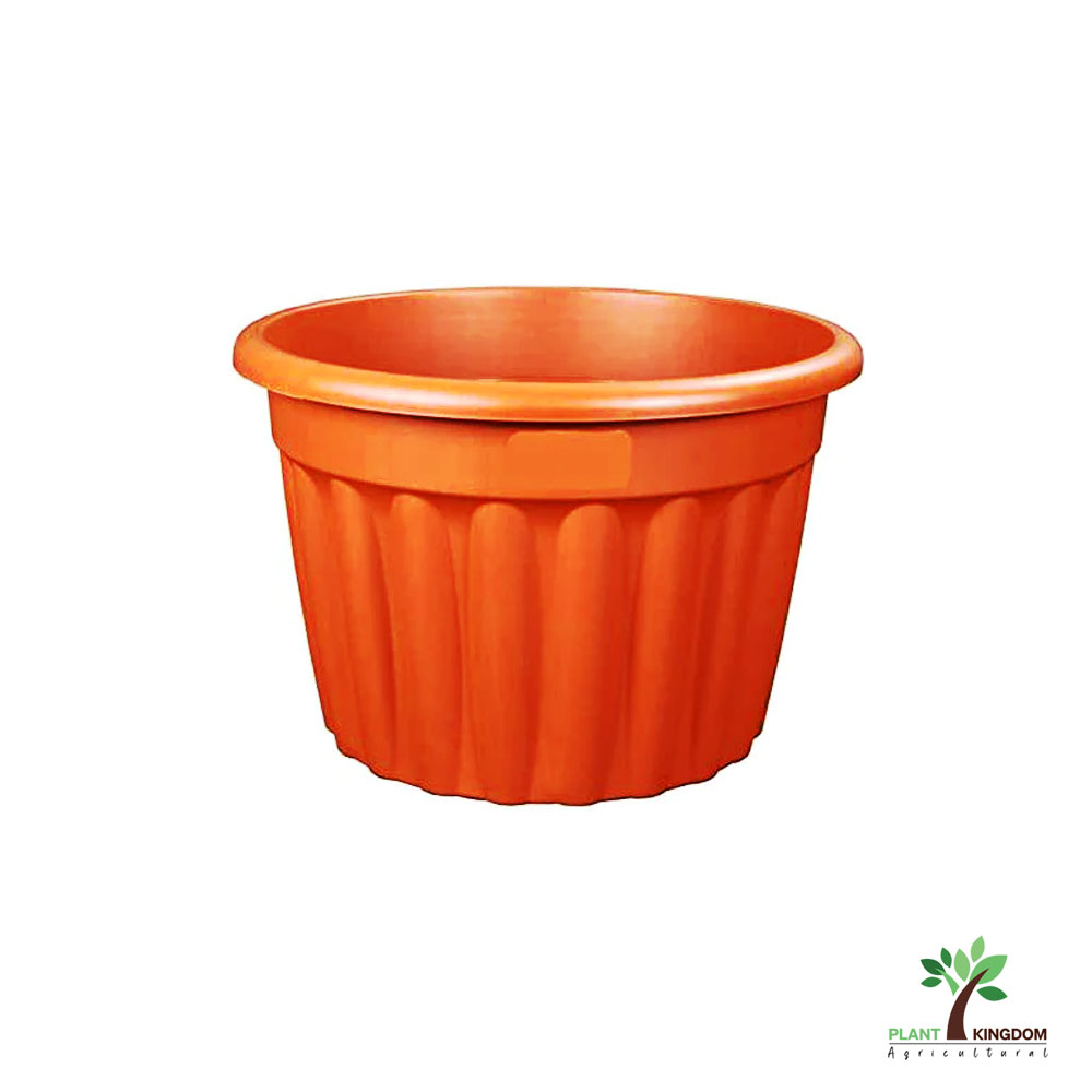 Terracotta Colour Plastic Planter Plant Kingdom UAE